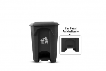 Papelera Automática con Pedal - 50 L.