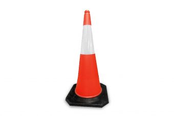 Cono de Señalización con una Cinta - 100 cm.