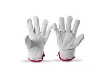 Guantes blancos de Badana - Clute