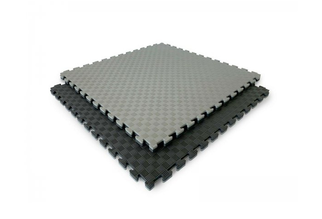 Tatami EVA Nero Grigio 21mm - Pavimentazioni Sportive Tatamix 100x100