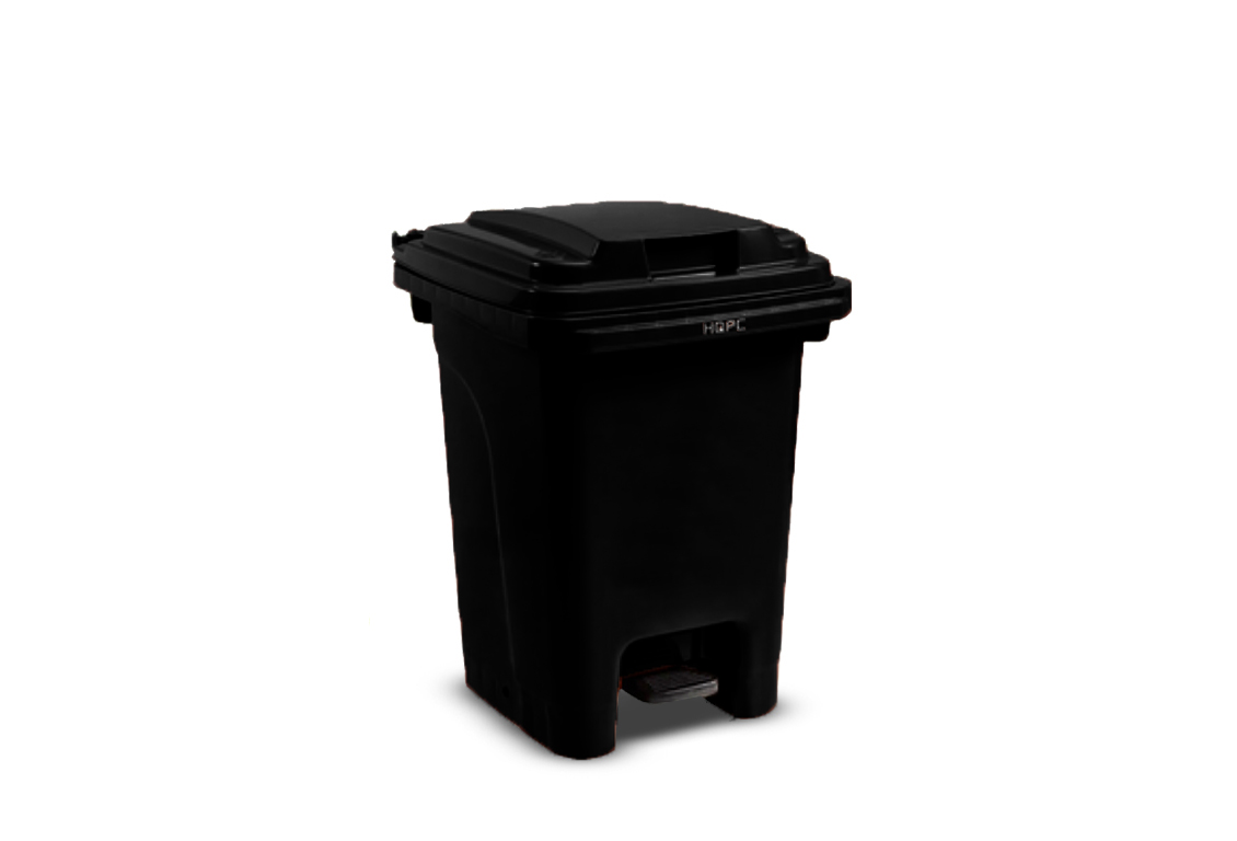 Pedal Tarro Basura Con Tapa 60 Litros Basurero Pedal Doble Rimax