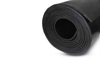 Plancha Caucho SBR negro - 3 mm. x 1.2 m. x 10 m. C/L.