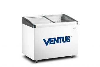 Congeladora Dual Puerta Vidrio Inclinado CTV-340l