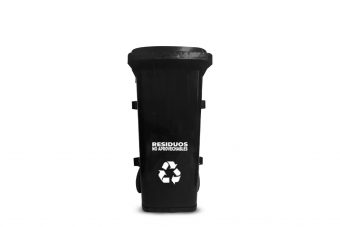 Contenedor Porta Escoba y Recogedor - 120 L.