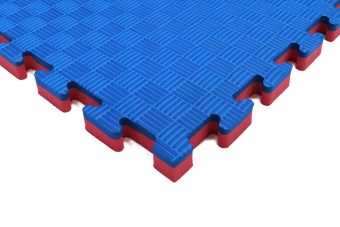 Piso Tatami EVA Azúl / Rojo - 2 cm. de espesor