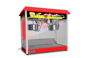 Máquina de Pop-Corn de mesa con Doble Olla 8 Oz. x 2 DK-16M