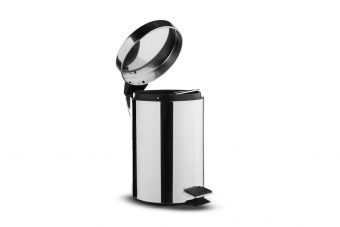 Papelera de Acero Inox. con pedal - 3 L.